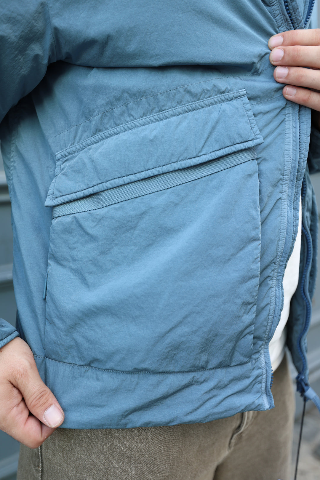 Medium jacket heavy chrome / orion blue ( col 871 )