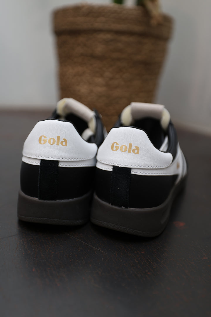 Cyclone Leather - Black/white