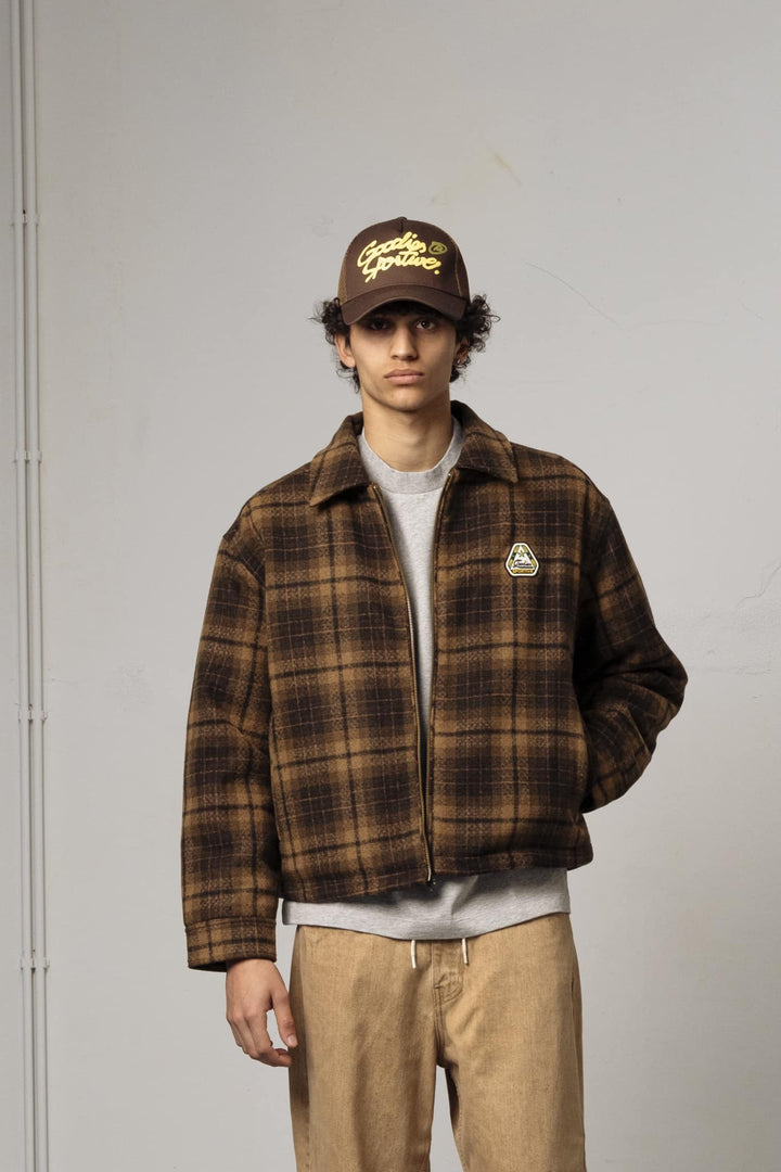 Hiker cheks overshirt