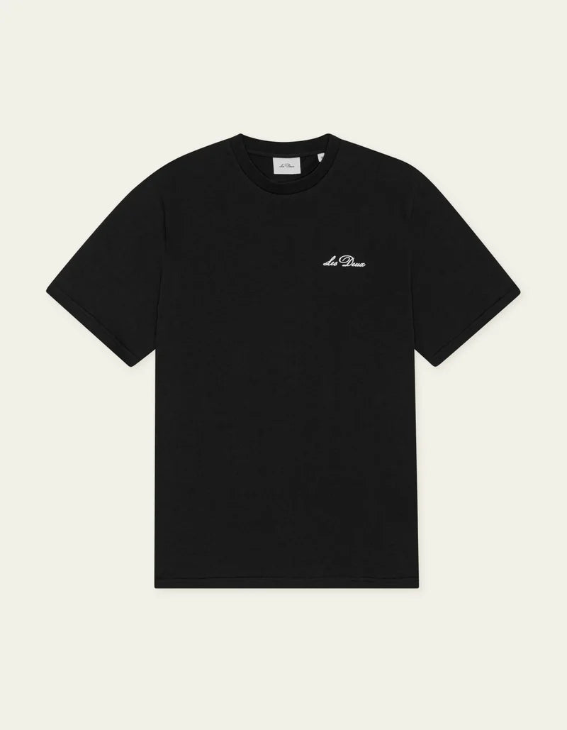 Signature Print T-shirt - Black