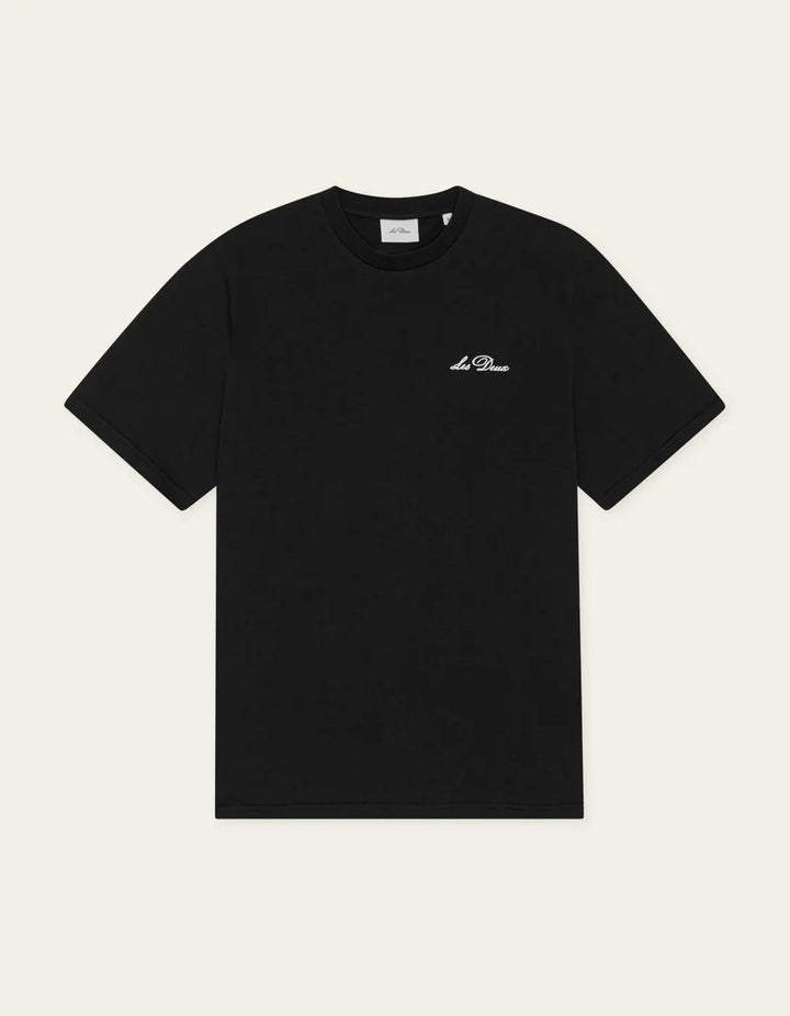 Signature Print T-shirt - Black
