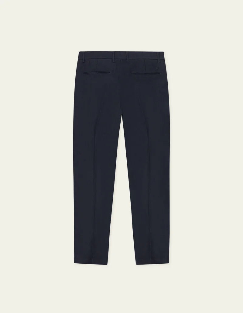 Brushed Twill Reg Suit Pants - Dark Navy