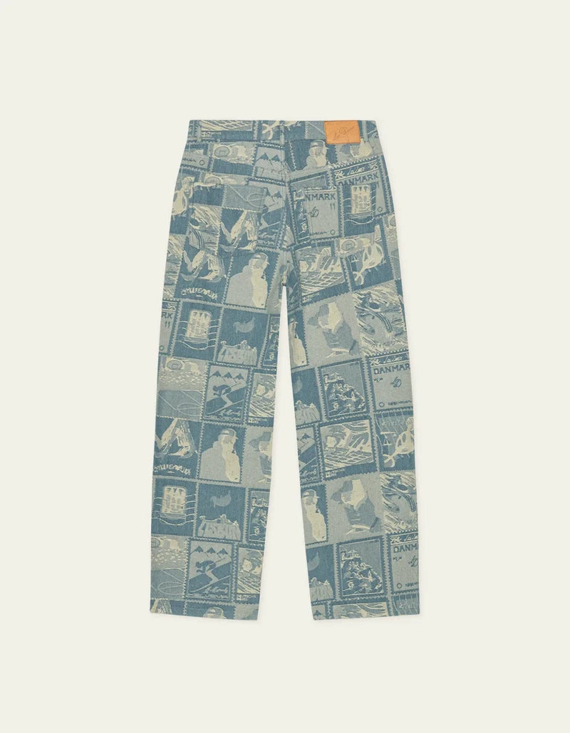 Roi Stamp Jacquard Jeans