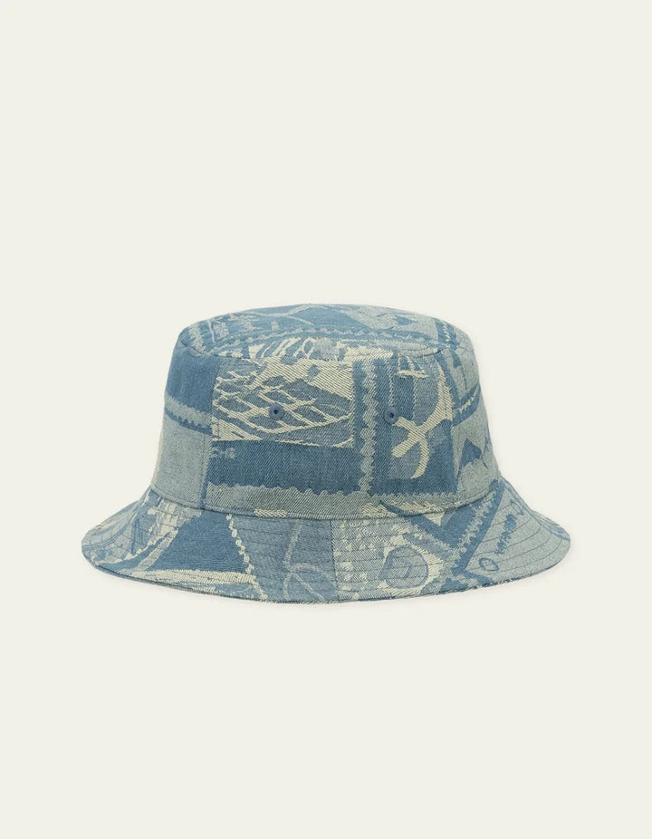 Stamp Denim Bucket Hat