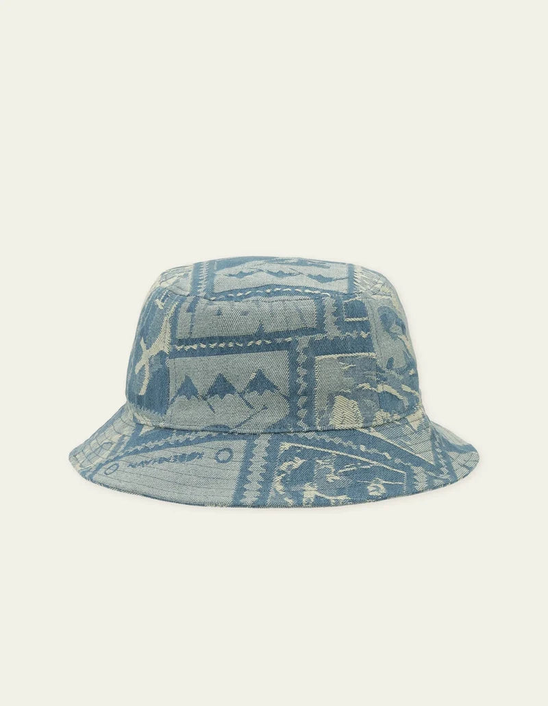 Stamp Denim Bucket Hat