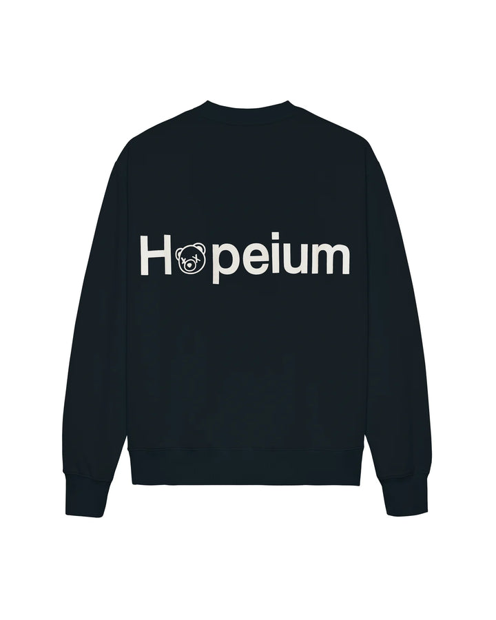 Crewneck sweater met logo - Night