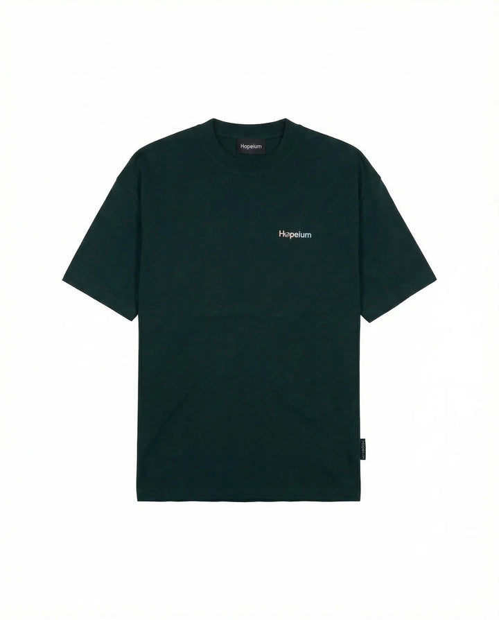 T-shirt met logo / marineblauw