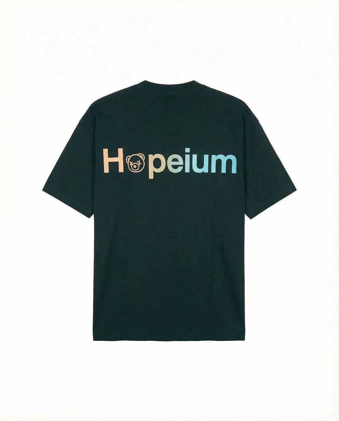 T-shirt met logo / marineblauw