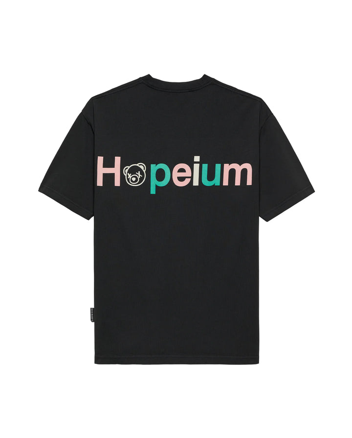 Logo tee / washed black