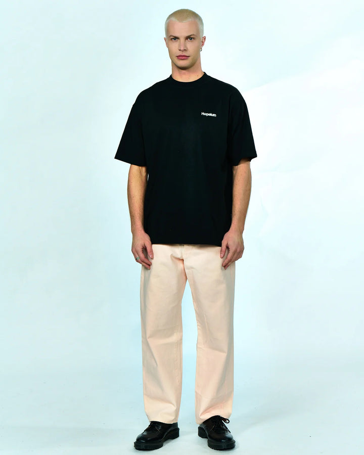 Logo tee / washed black