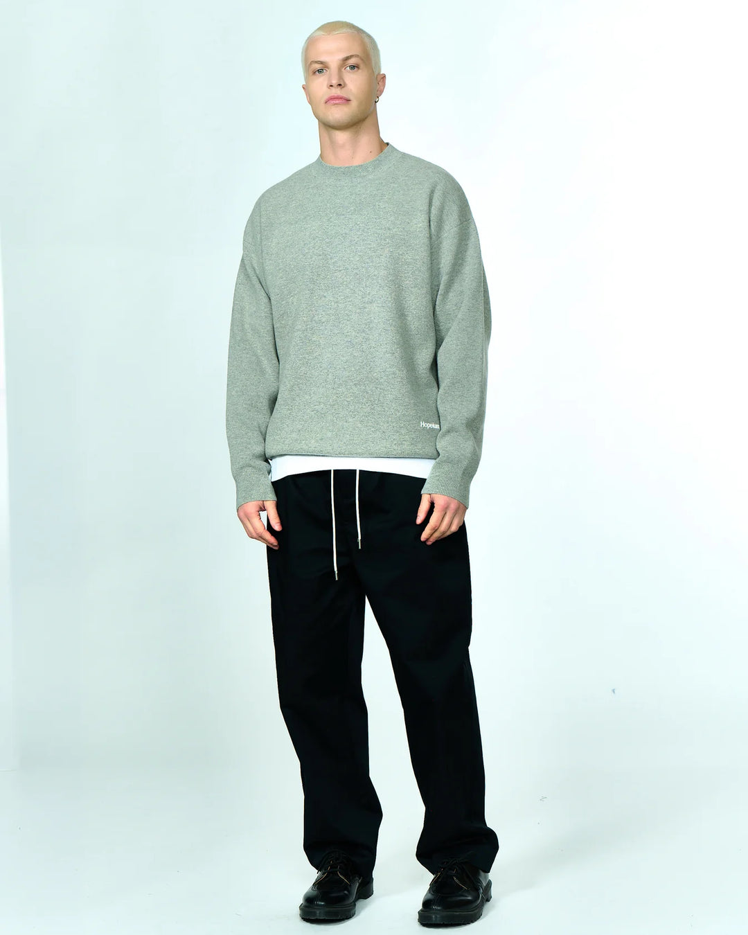 Basic Crewneck - Grijs Melange