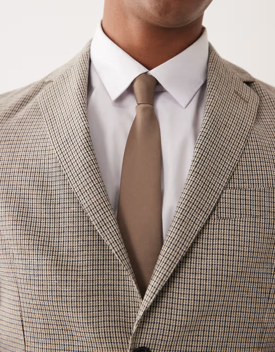 Barbour Forstone Houndstooth Blazer - Stone