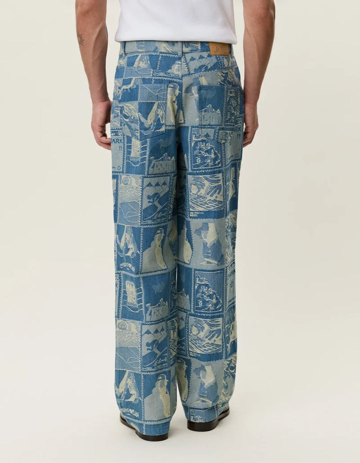Roi Stamp Jacquard Jeans