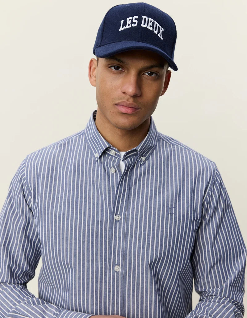 Light Oxford Striped Shirt - Blueprint