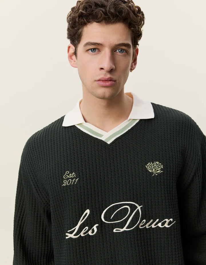 Waffle LS Football Jersey - Rosin Green