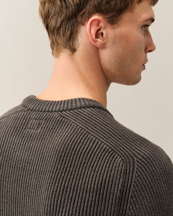 Crew neck full rib / Raven ( col 985 )