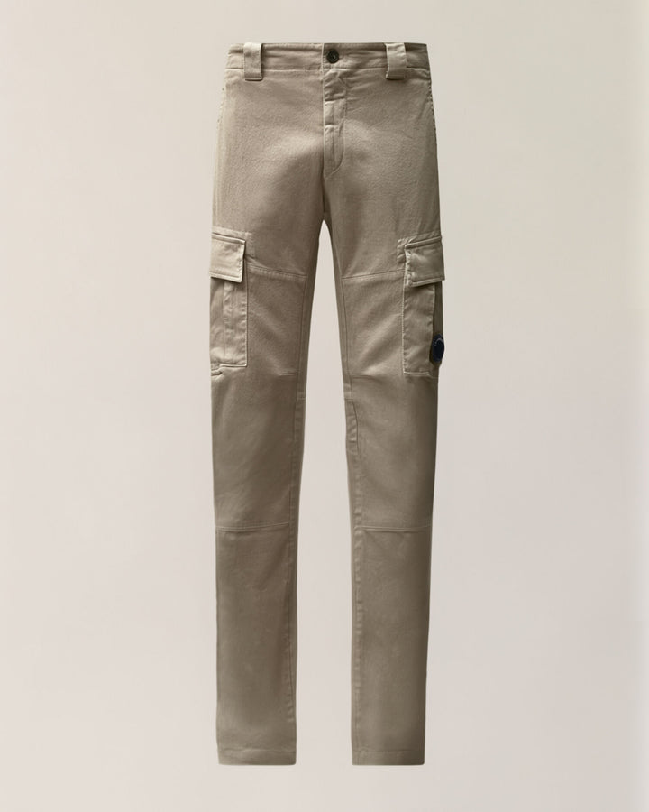 Cargo Pant Stretch Satin - Beige Col328