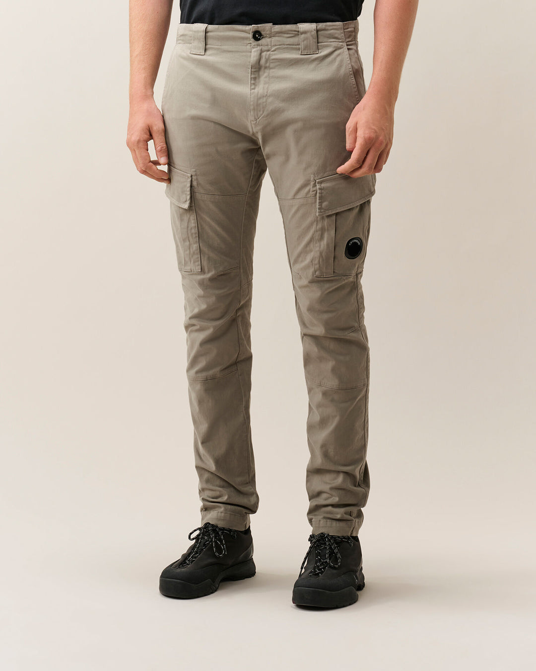 Cargo Pant Stretch Satin - Beige Col328