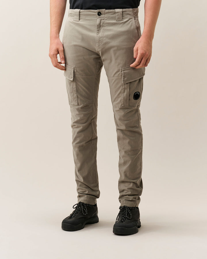 Cargo Pant Stretch Satin - Beige Col328