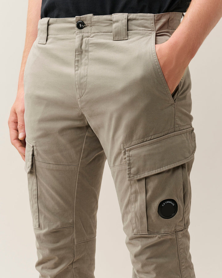 Cargo Pant Stretch Satin - Beige Col328