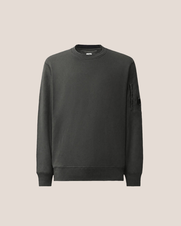 Sweatshirts crew neck diagonal raised fleece / gris ( col 985 )