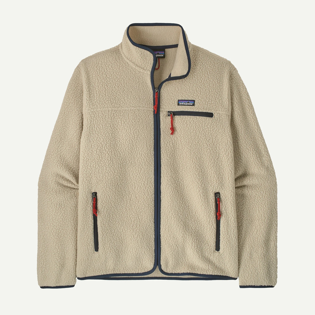 Ms retro pile jacket - pelican beige