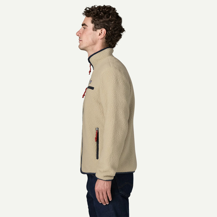 Ms retro pile jacket - pelican beige