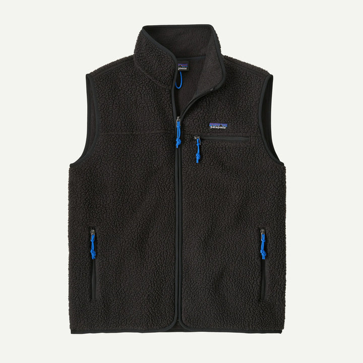 Ms retro pile veste - noir
