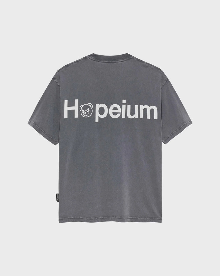 T-shirt met logo / zware grijs