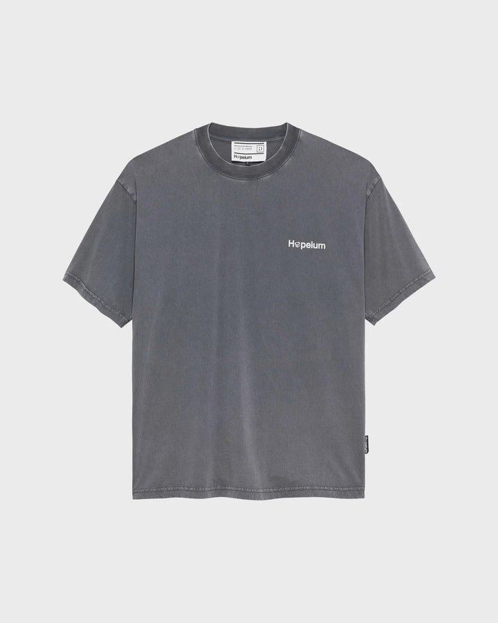 T-shirt met logo / zware grijs