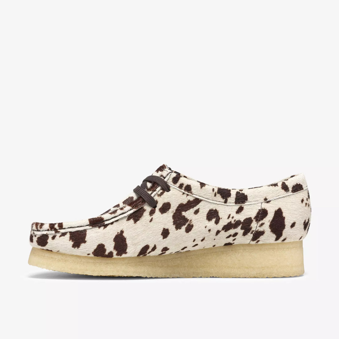 Wallabee - Brown Cow Print