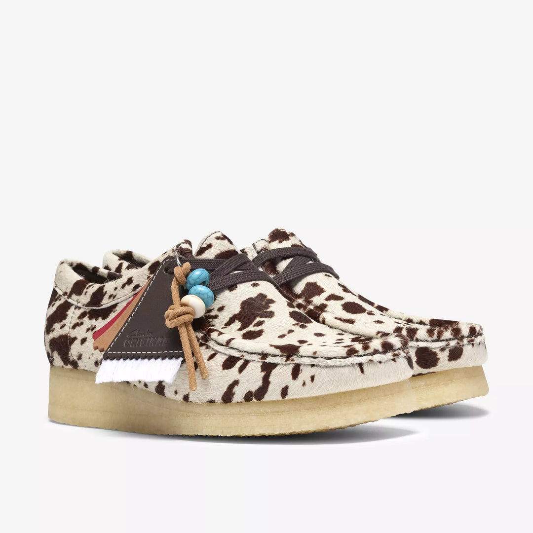 Wallabee - Brown Cow Print