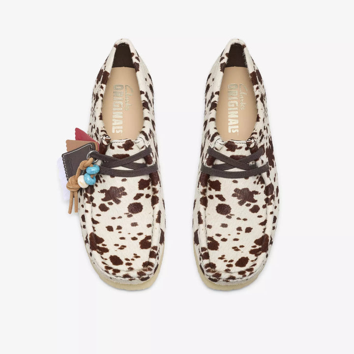 Wallabee - Brown Cow Print