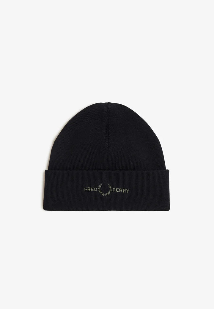 Graphic flp beanie / black