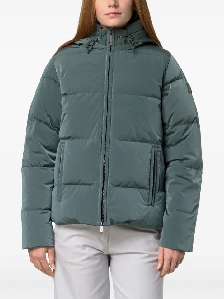 Donna shiny nylon fur / Green balsam