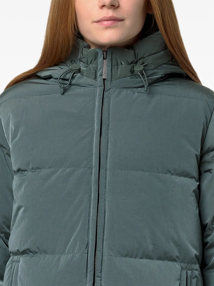 Donna shiny nylon fur / Green balsam