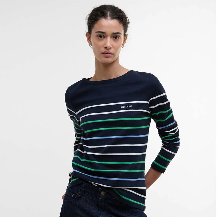 Barbour Hawkins top - navy stripe