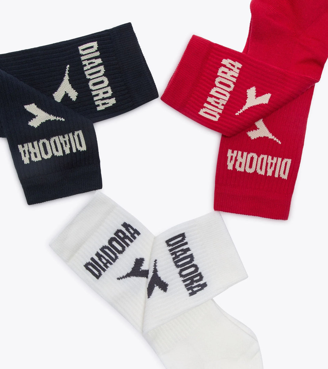 Sock 3pack legacy - fiery red/wht alyssum/ bl