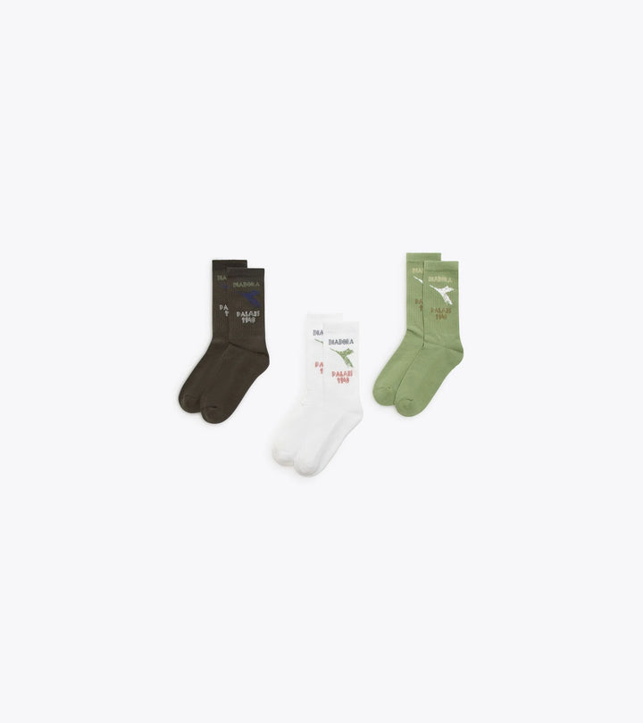 Socks 3p legacy - Blk/wht/eng