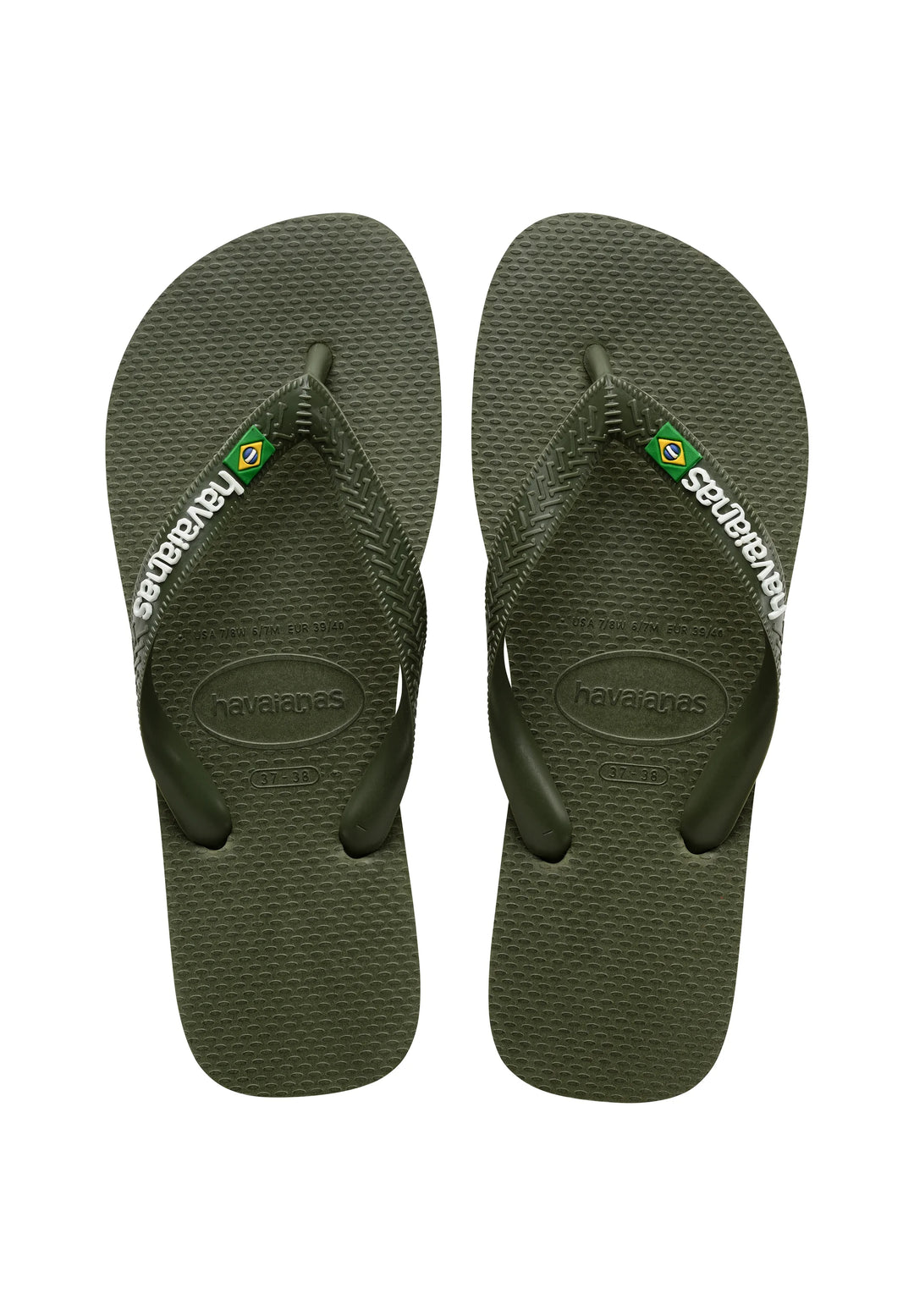H Brazil Logo - Green/Green