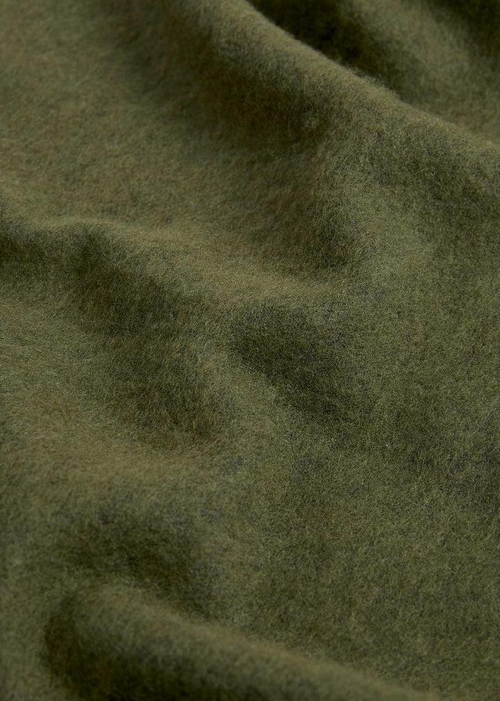 Plain lambswool scarf - deep depths