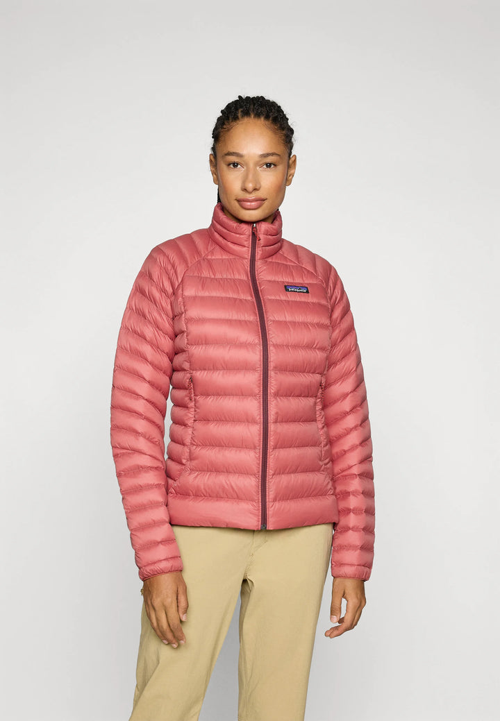 W’s down sweater - potters red