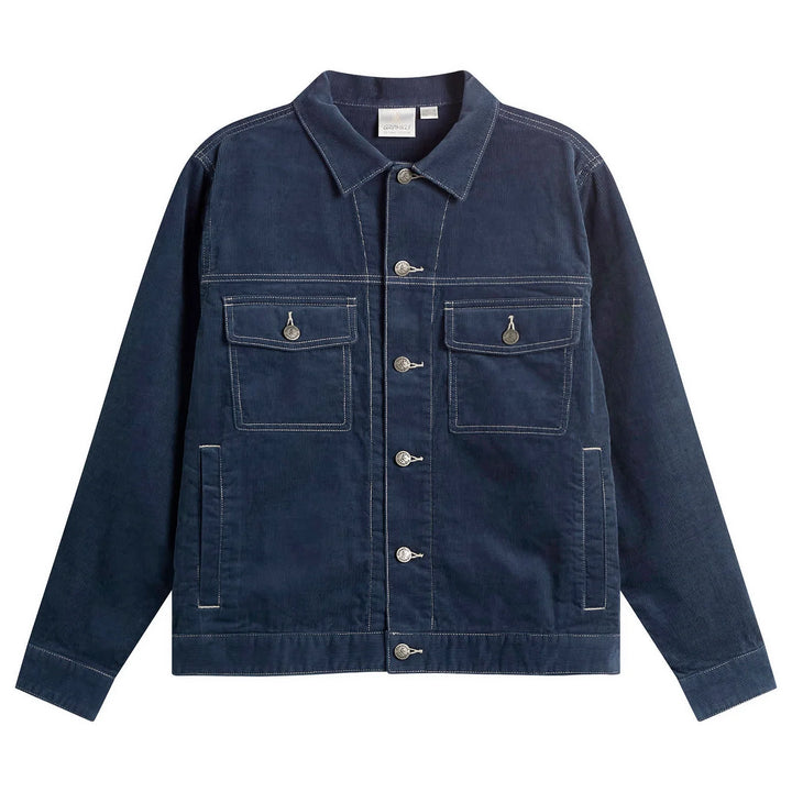 Corduroy Trucker unisex Jacket - Navy