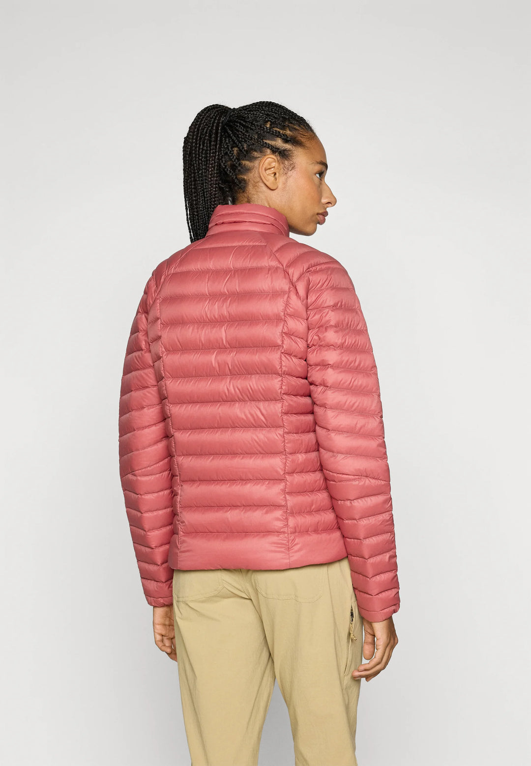 W’s down sweater - potters red