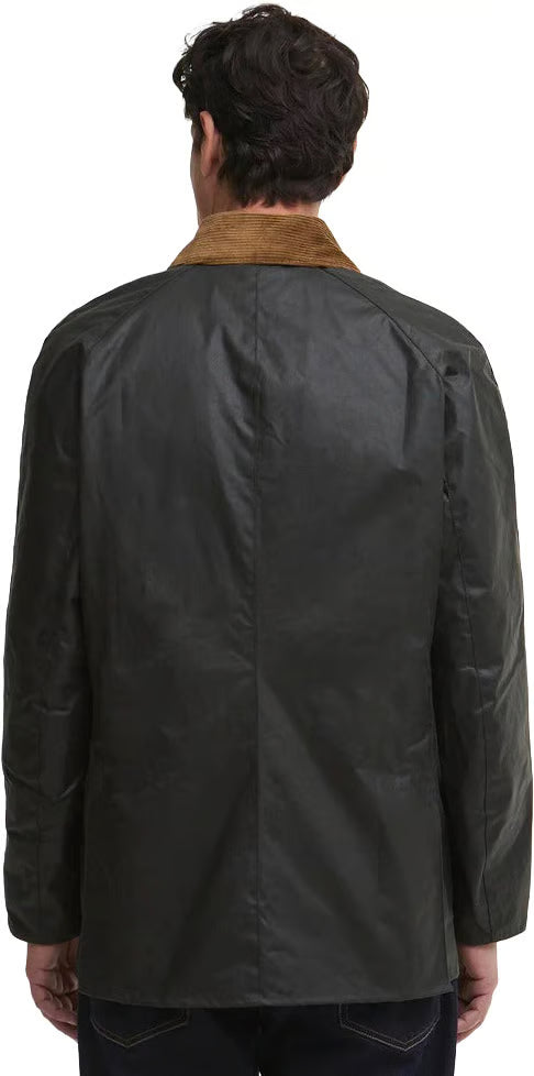 Barbour festive Ashby wax - sage/evergreen