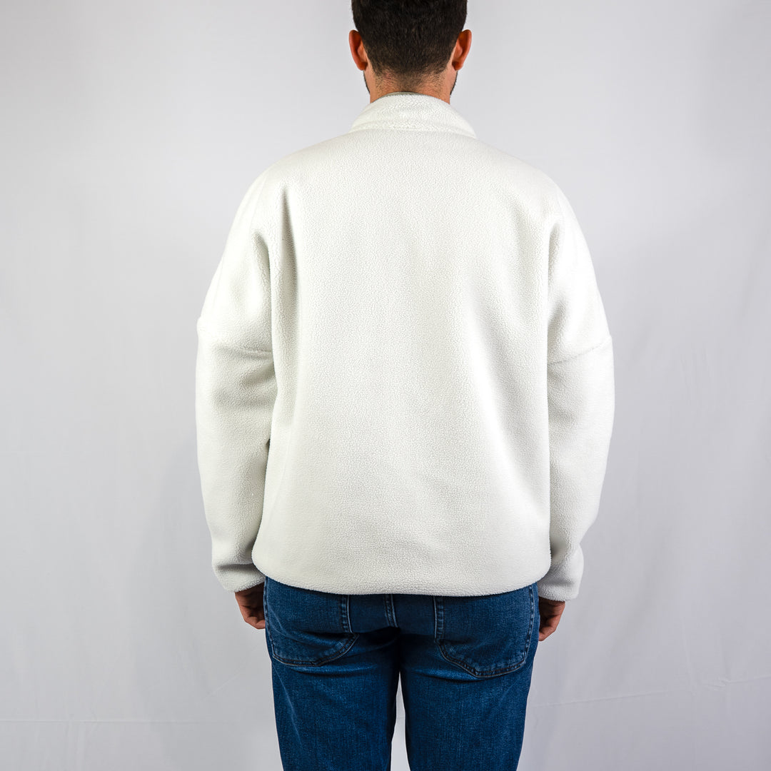 Bessanne sherpa réversible - white/green