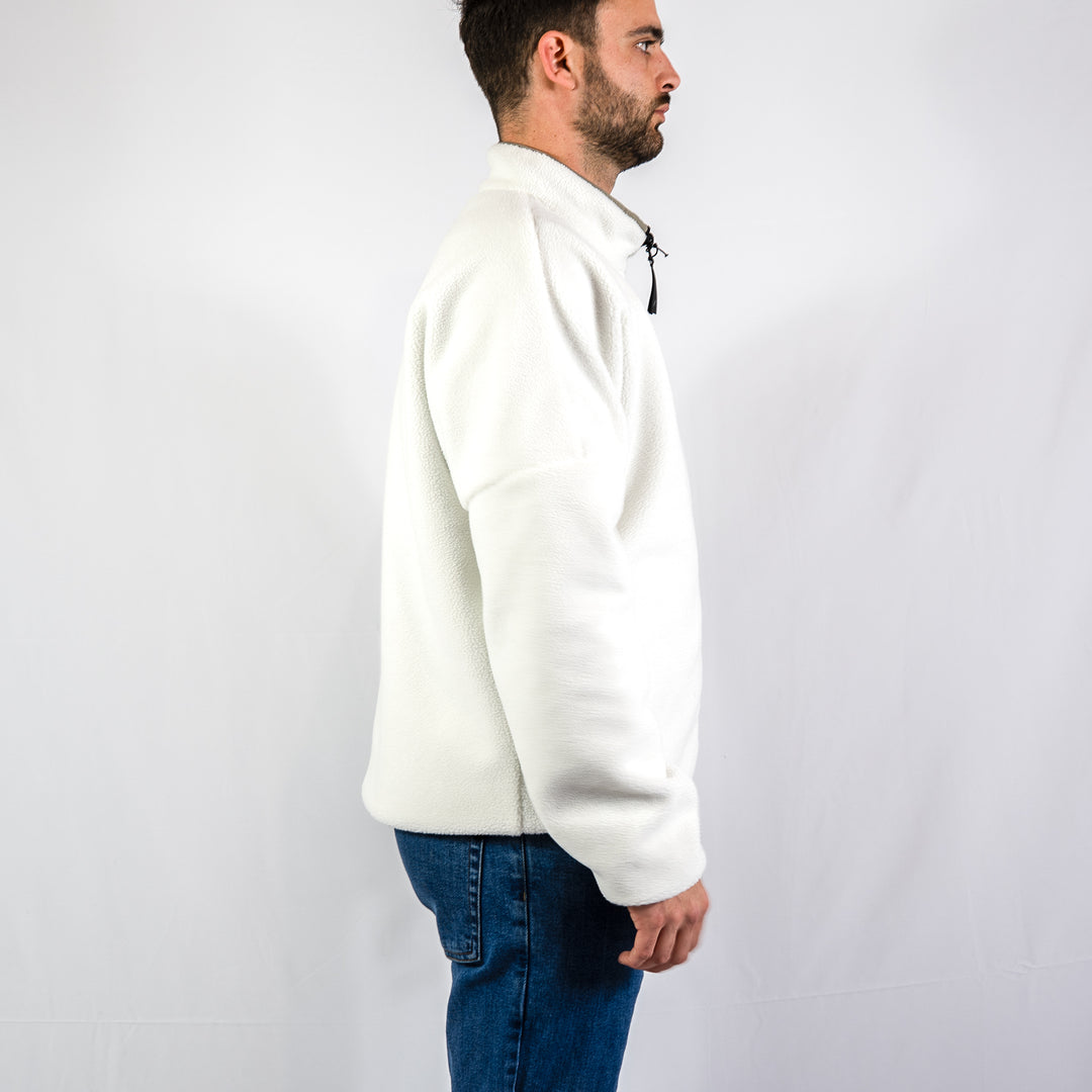 Bessanne sherpa réversible - white/green