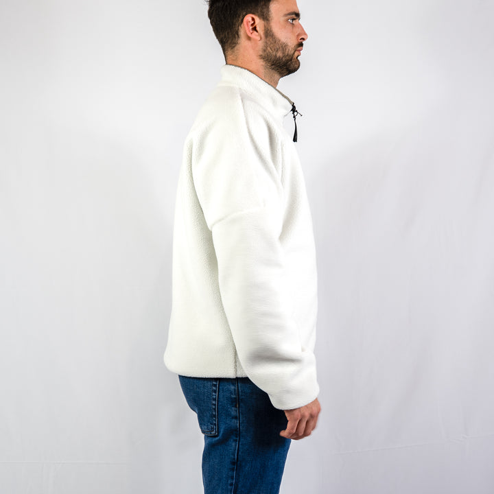 Bessanne sherpa réversible - white/green