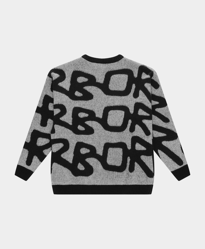 Big Logo Arbor Alpaca Knit - Black