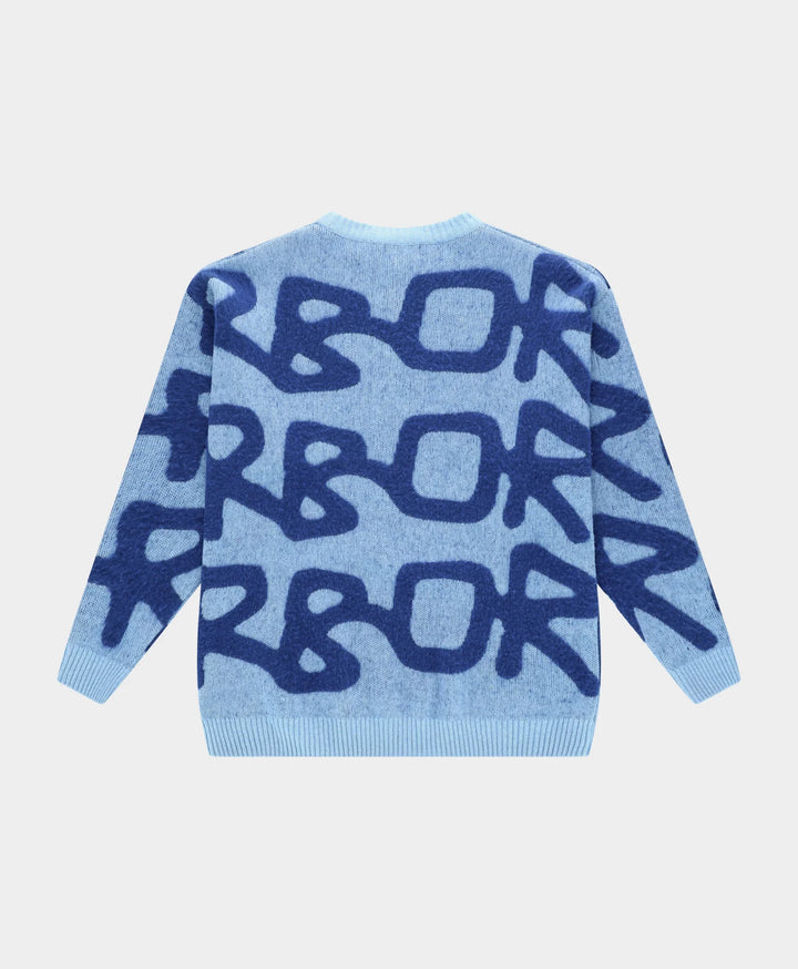 Big Logo Arbor Alpaca Knit - Blue